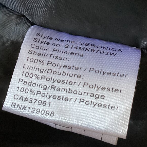 McKinley Aquamax 3.3 Women's Purple Warm Winter Coat Size L Waterproof - Picture 15 of 16